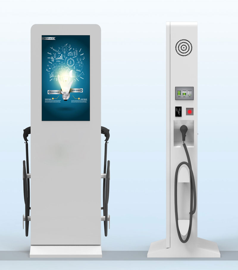 戶(hù)外充電樁廣告屏電動(dòng)汽車(chē)充電樁